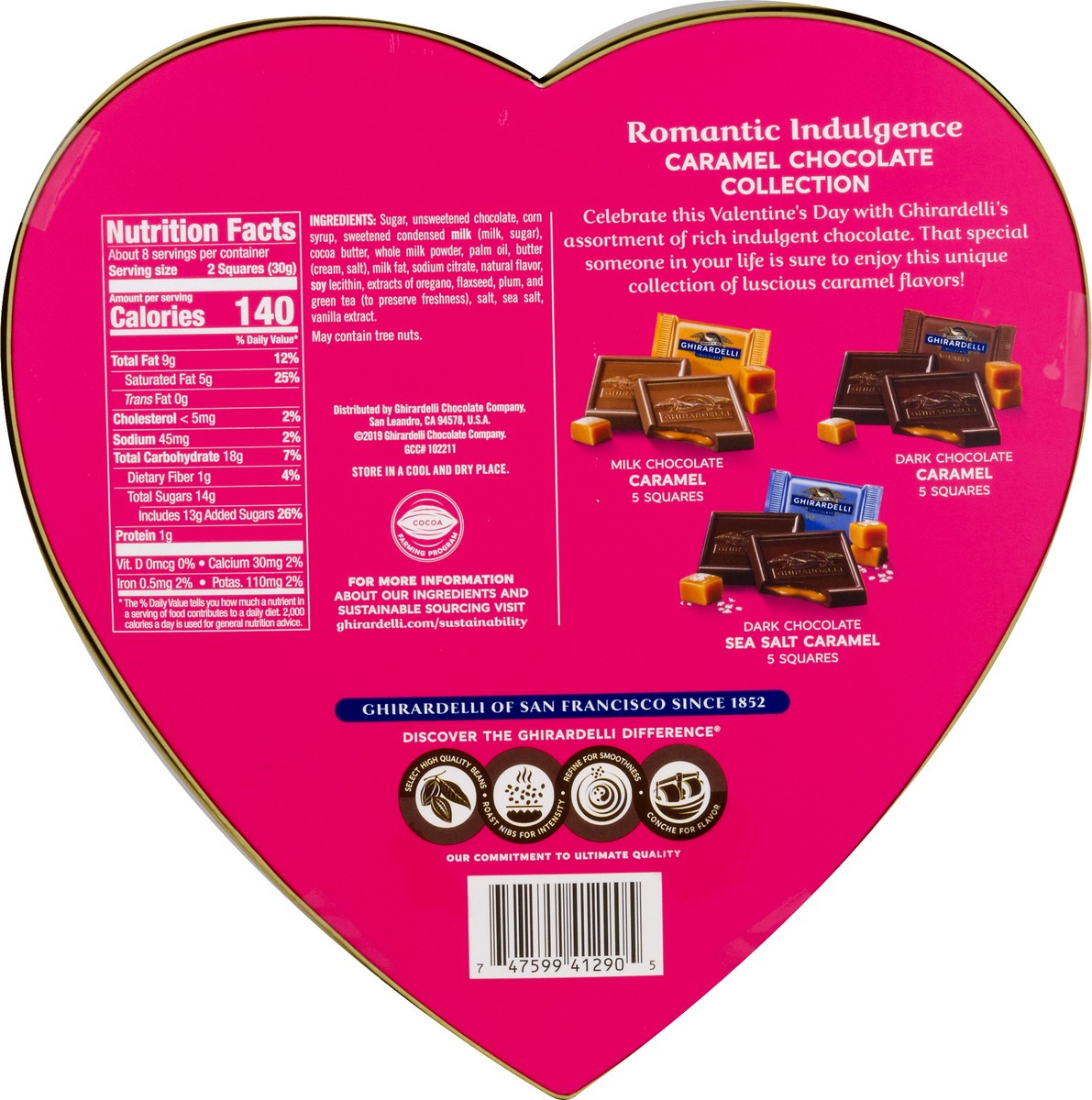 slide 9 of 11, Ghirardelli Squares Caramel Chocolate Collection 7.9 oz, 7.9 oz