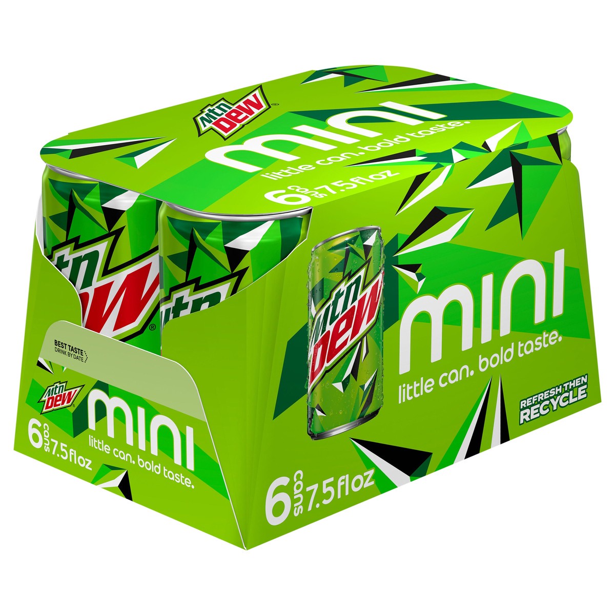 slide 8 of 10, Mountain Dew Mtn Dew Soda Citrus 7.5 Fl Oz 6 Count, 6 ct; 7.5 oz