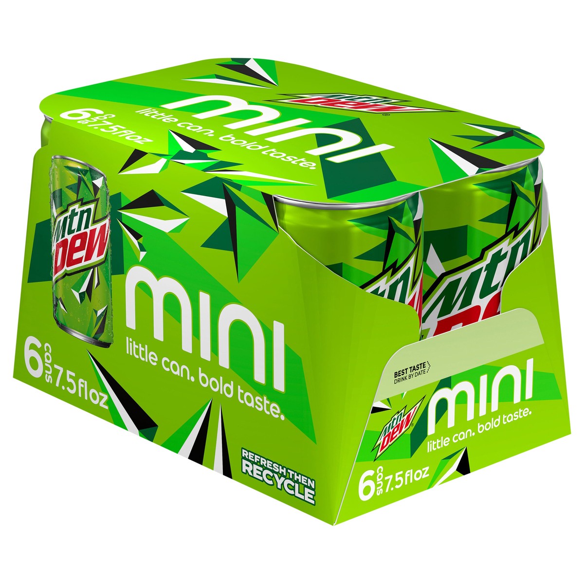 slide 2 of 10, Mountain Dew Mtn Dew Soda Citrus 7.5 Fl Oz 6 Count, 6 ct; 7.5 oz