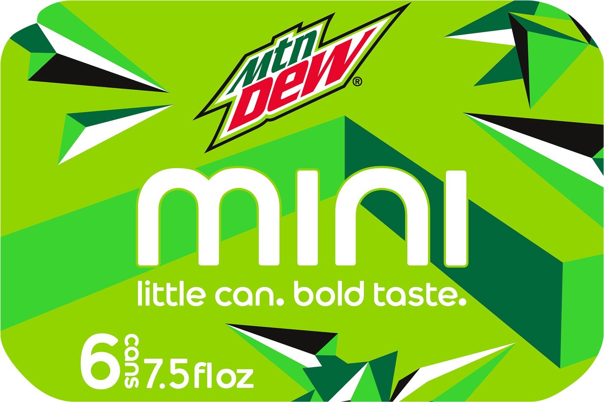 slide 5 of 10, Mountain Dew Mtn Dew Soda Citrus 7.5 Fl Oz 6 Count, 6 ct; 7.5 oz