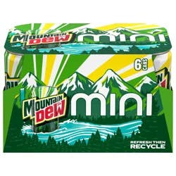 Mountain Dew Mtn Dew Soda Citrus 7.5 Fl Oz 6 Count