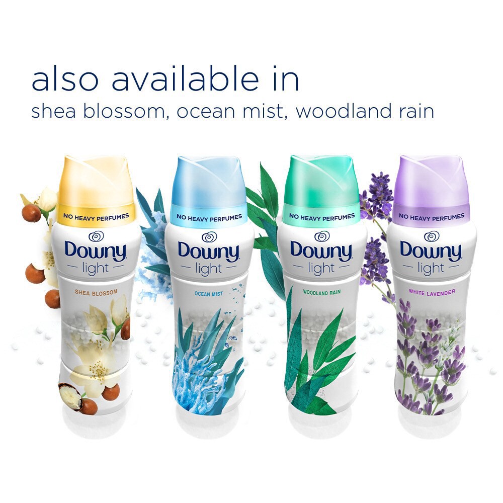 slide 2 of 6, Downy Light White Lavender In-Wash Scent Booster Beads, 24 oz