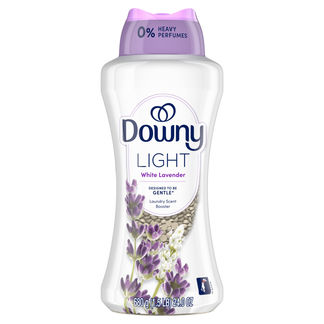 slide 1 of 6, Downy Light White Lavender In-Wash Scent Booster Beads, 24 oz