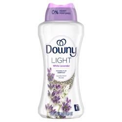 Downy Light Laundry Scent Booster Beads, White Lavender Scent, 24.0 OZ, In-wash fabric beads designed to be gentle with a light boost of scent, No Heavy Perfumes