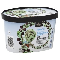 slide 1 of 1, Signature Select Ice Cream Moose Tracks Mint Reduced Fat, 1.5 qt