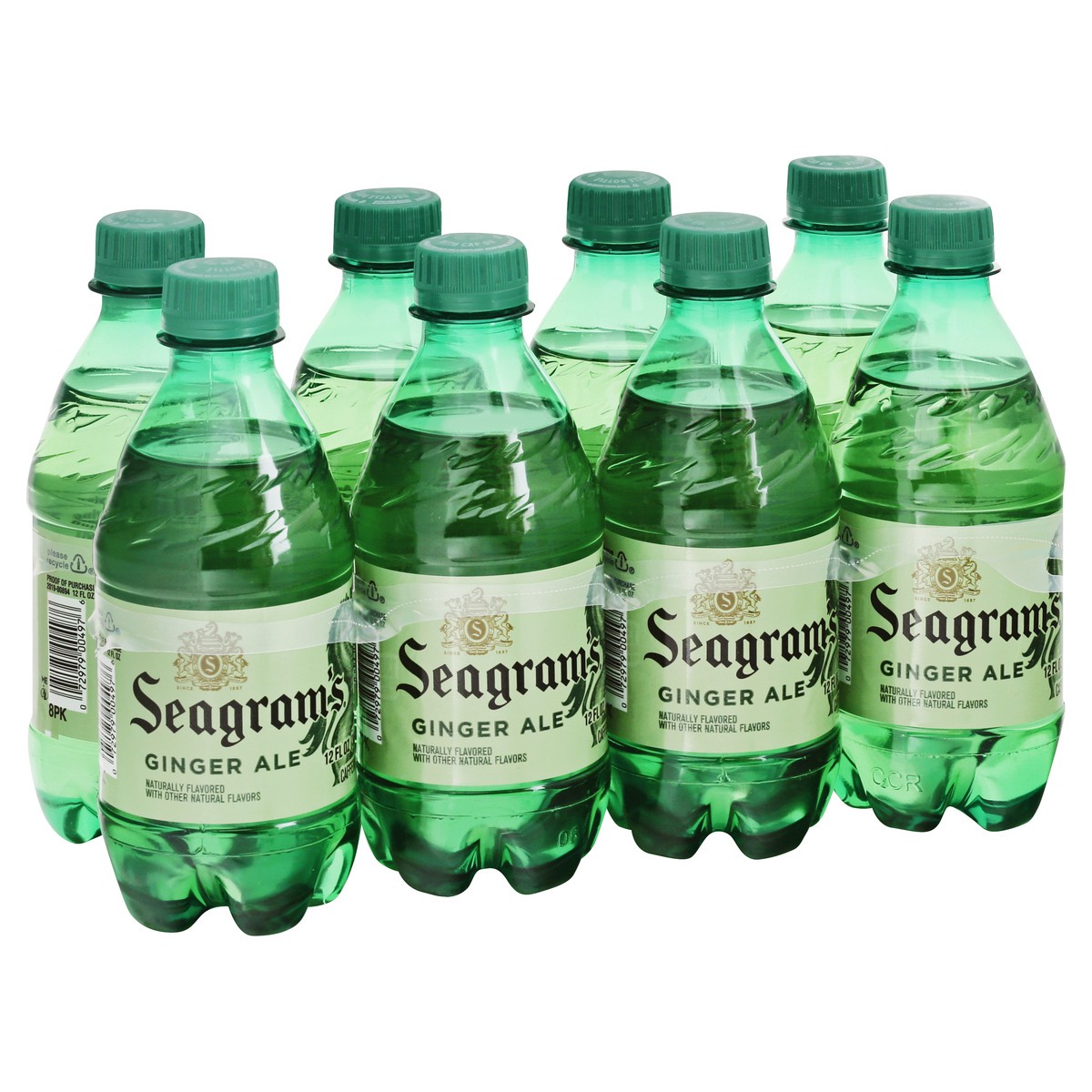 slide 6 of 10, Coke Seagrams Ginger Ale - 8 ct; 12 fl oz, 8 ct; 12 fl oz