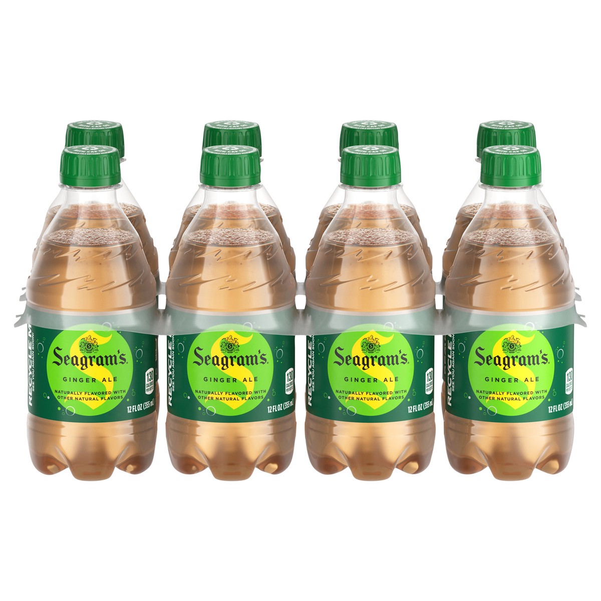 slide 1 of 10, Coke Seagrams Ginger Ale - 8 ct; 12 fl oz, 8 ct; 12 fl oz