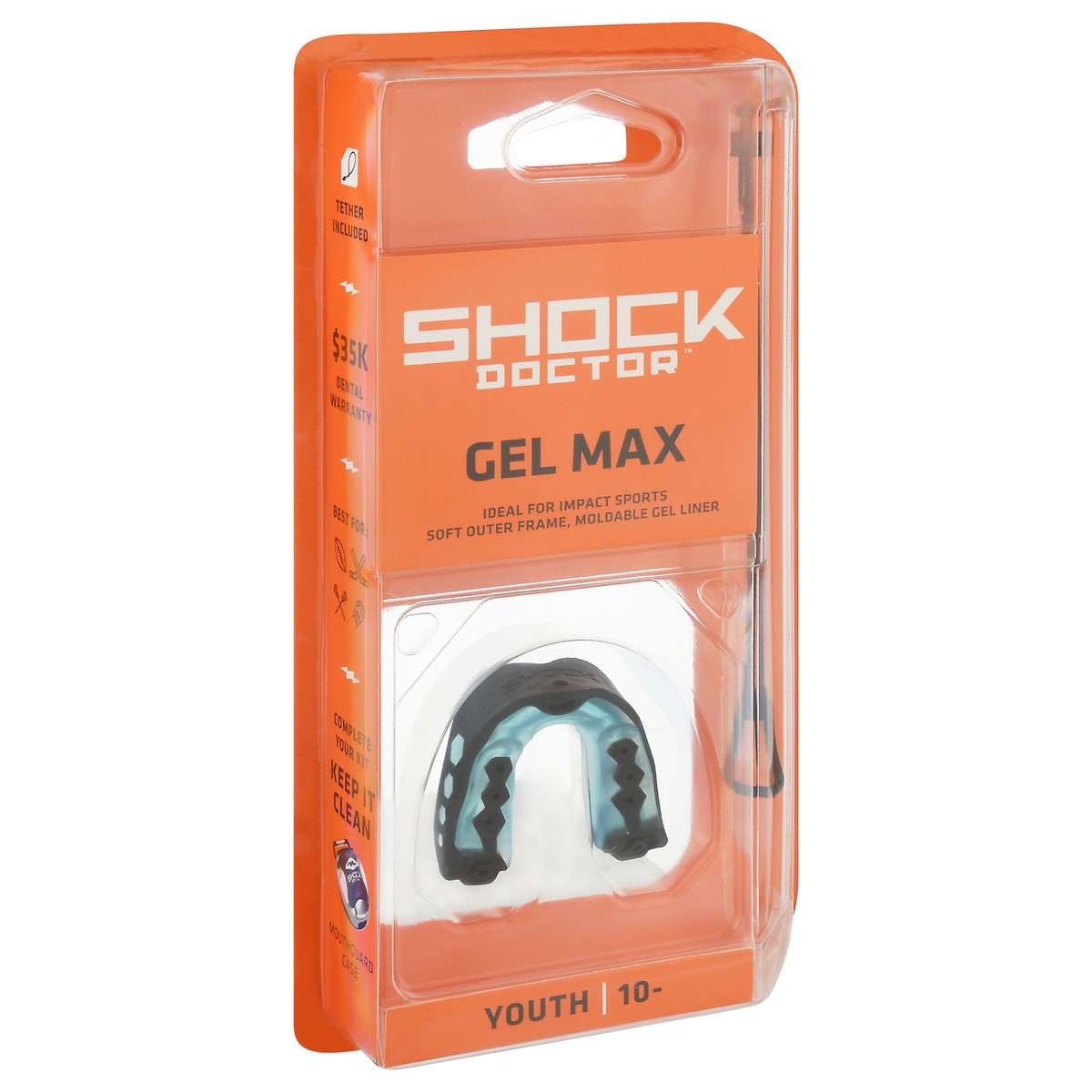 slide 2 of 9, Shock Doctor Gel Max Mouthguard, youth
