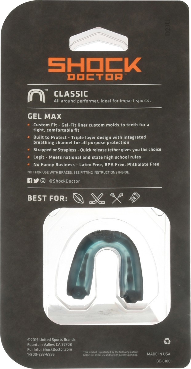 slide 5 of 9, Shock Doctor Gel Max Mouthguard, youth
