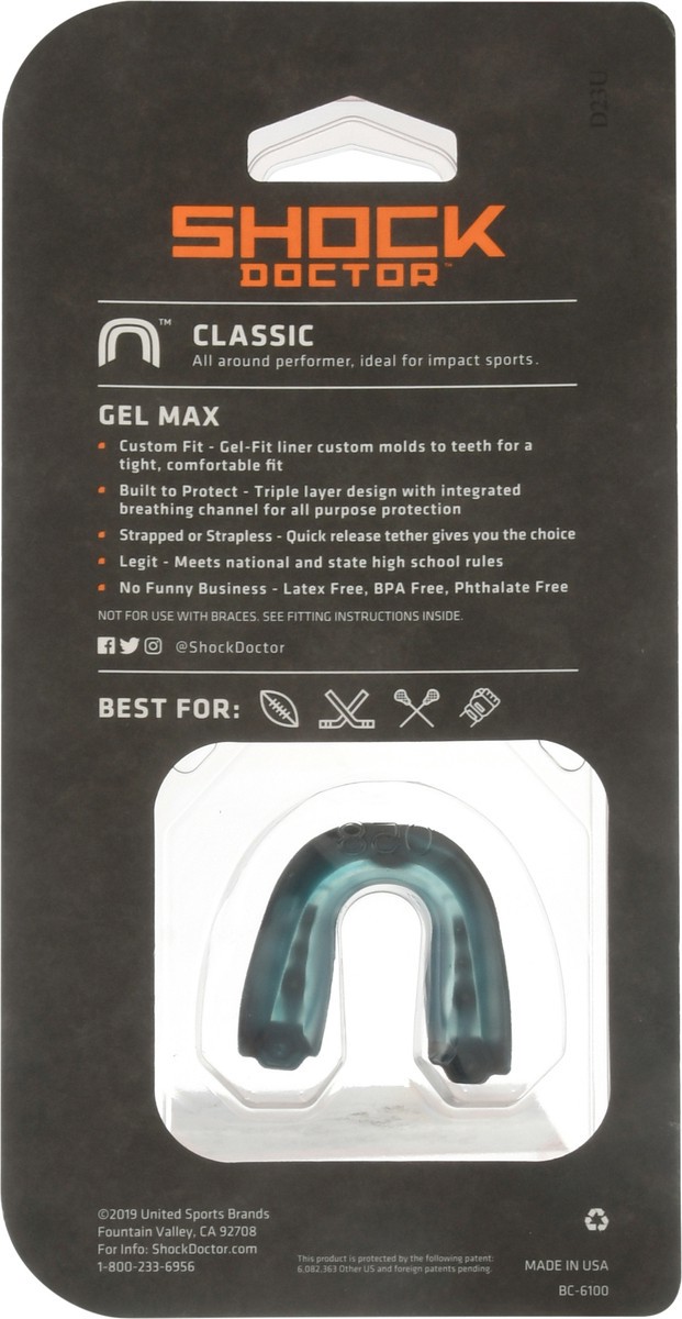 slide 5 of 9, Shock Doctor Gel Max Mouthguard, 1 ct