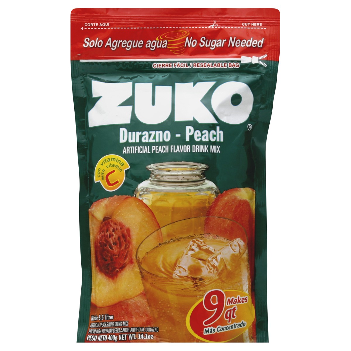 slide 3 of 3, Zuko Drink Mix - 14.1 oz, 14.1 oz