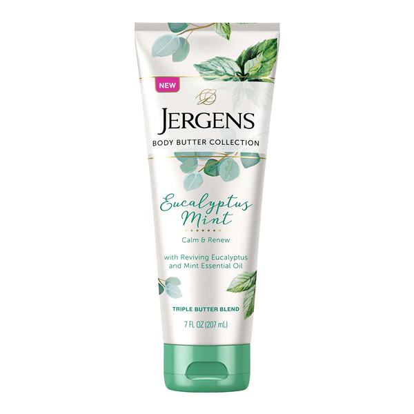 Jergens Eucalyptus Mint Triple Butter Blend Lotion 7 oz Shipt