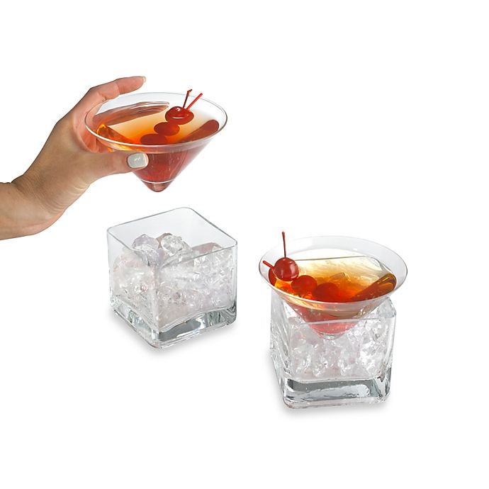 slide 1 of 2, Wine Enthusiast Midtown Martini Chillers Set, 1 ct