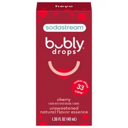 SodaStream Cherry Bubly Drops 1.36 fl oz
