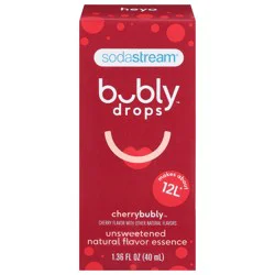 SodaStream Cherry Bubly Drops 1.36 fl oz