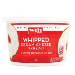 Weis Quality Whipped Spread Cheese Cream