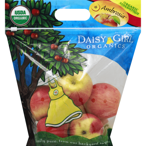 slide 1 of 1, Daisy Girl Apples Ambrosia Organic 2lb - 2 LB, 2 lb