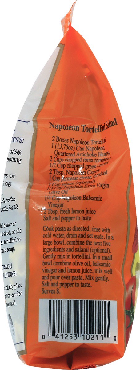 slide 5 of 7, Napoleon Pasta Tortellini Tricolor with Cheese Filling, 8 oz