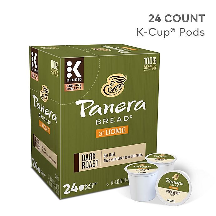 slide 2 of 7, Panera Bread Dark Roast Coffee Keurig K-Cup Pods, 24 ct