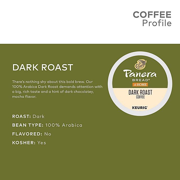 slide 4 of 7, Panera Bread Dark Roast Coffee Keurig K-Cup Pods, 24 ct