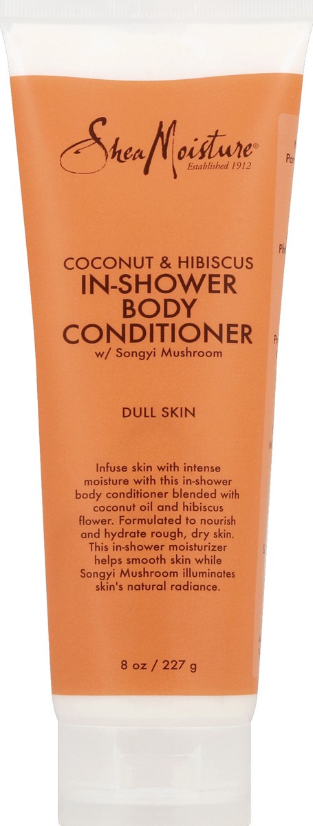 slide 5 of 6, SheaMoisture Coconut & Hibiscus In Shower Body Conditioner, 8 Oz, 8 oz