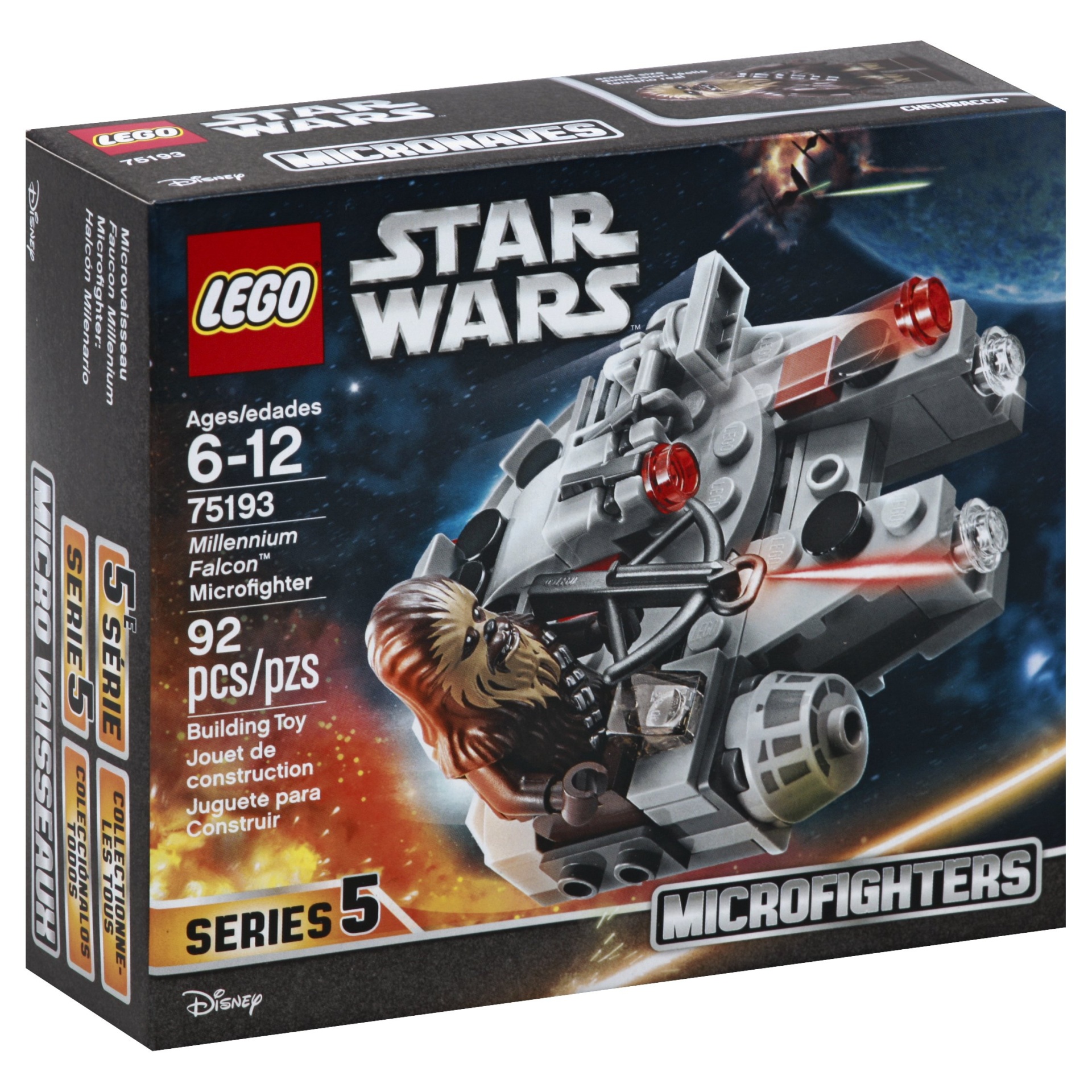 slide 1 of 1, LEGO Star Wars Millennium Falcon Microfighter 75193, 1 ct