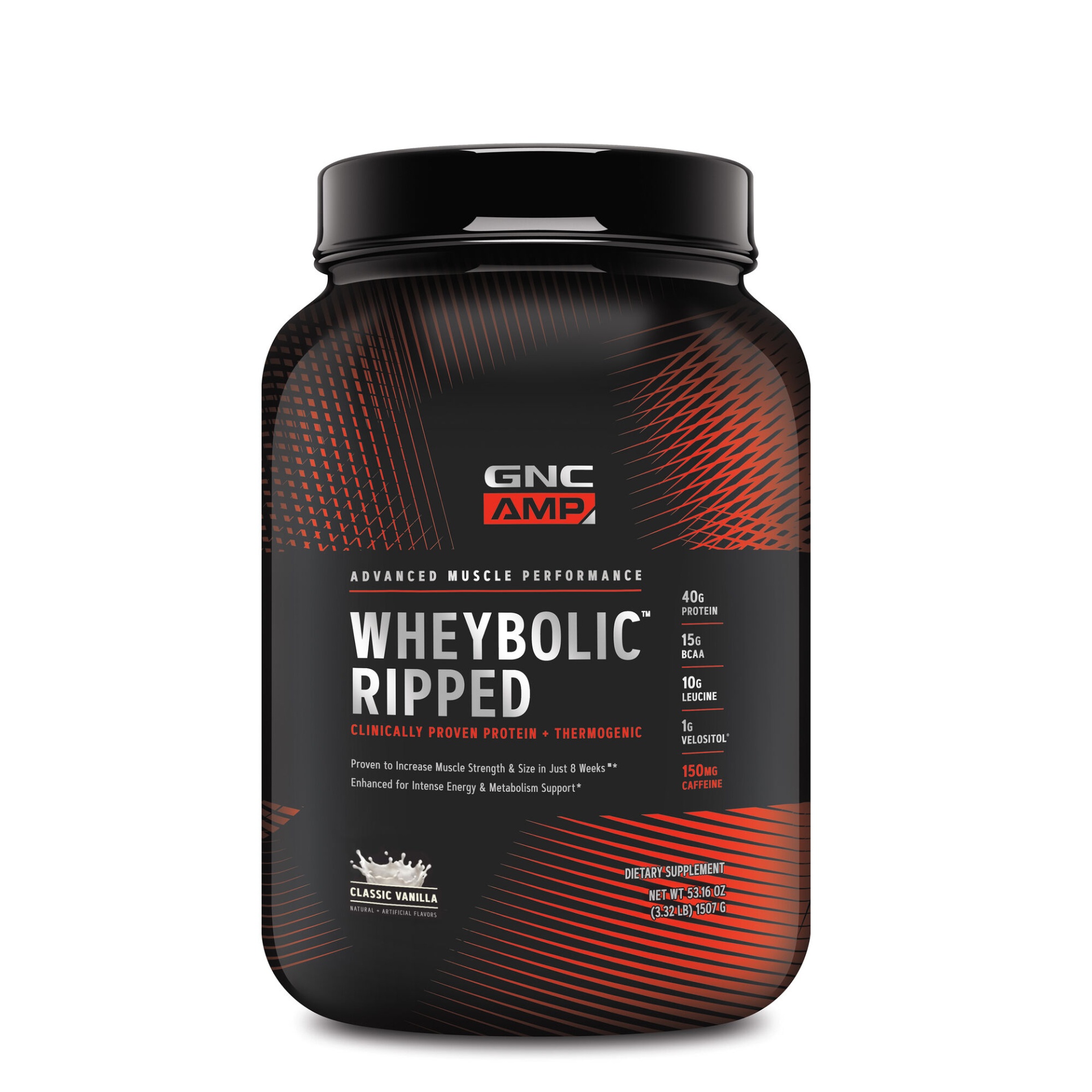 slide 1 of 1, GNC AMP Wheybolic Ripped - Classic Vanilla, 1 ct