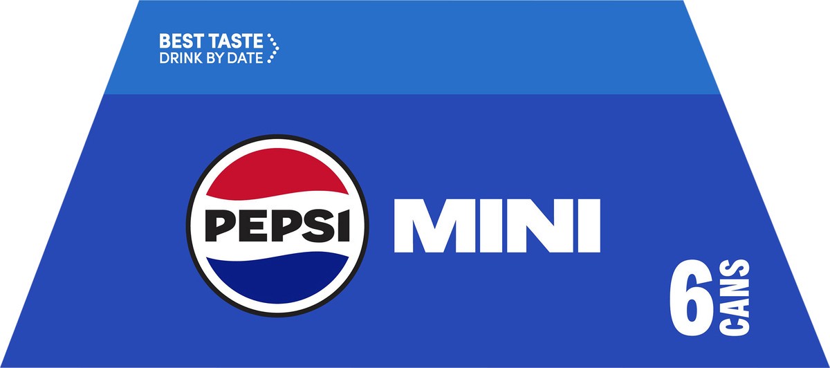 slide 8 of 11, Pepsi Mini Soda Cola 7.5 Fl Oz 6 Count, 6 ct; 7.5 oz