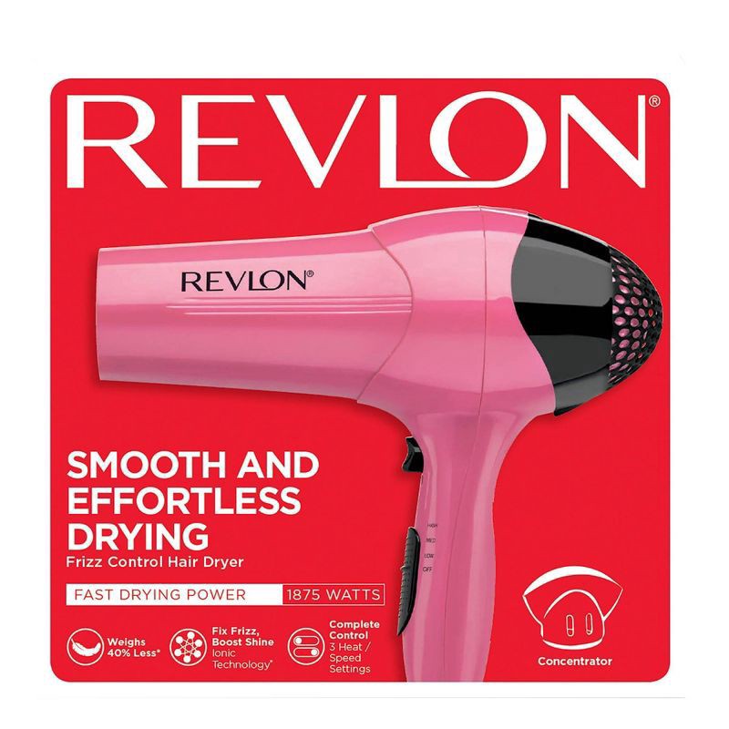 slide 6 of 6, Revlon Frizz Control Hair Dryer - 1875 Watt, 1 ct