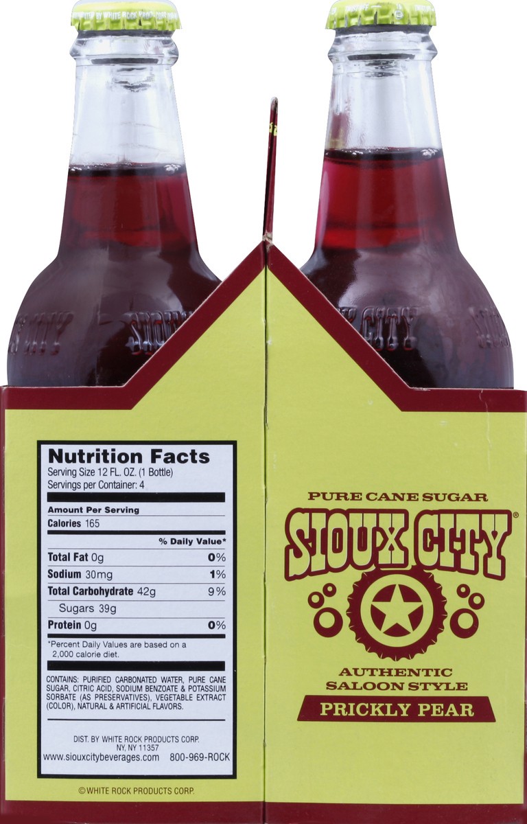 slide 3 of 4, Sioux City Prickly Pear Soda - 4 ct; 12 oz, 4 ct; 12 oz