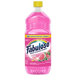Fabuloso Multi-Purpose Cleaner, 2X Concentrated Formula, Watermelon Scent, 33.8 oz