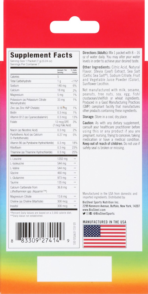 slide 6 of 9, Biosteel Hyd Mix Rainbow, 1.7 oz