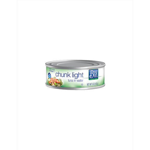 slide 1 of 1, Best Yet Chunk Light Tuna In Water Salt Added, 5 oz