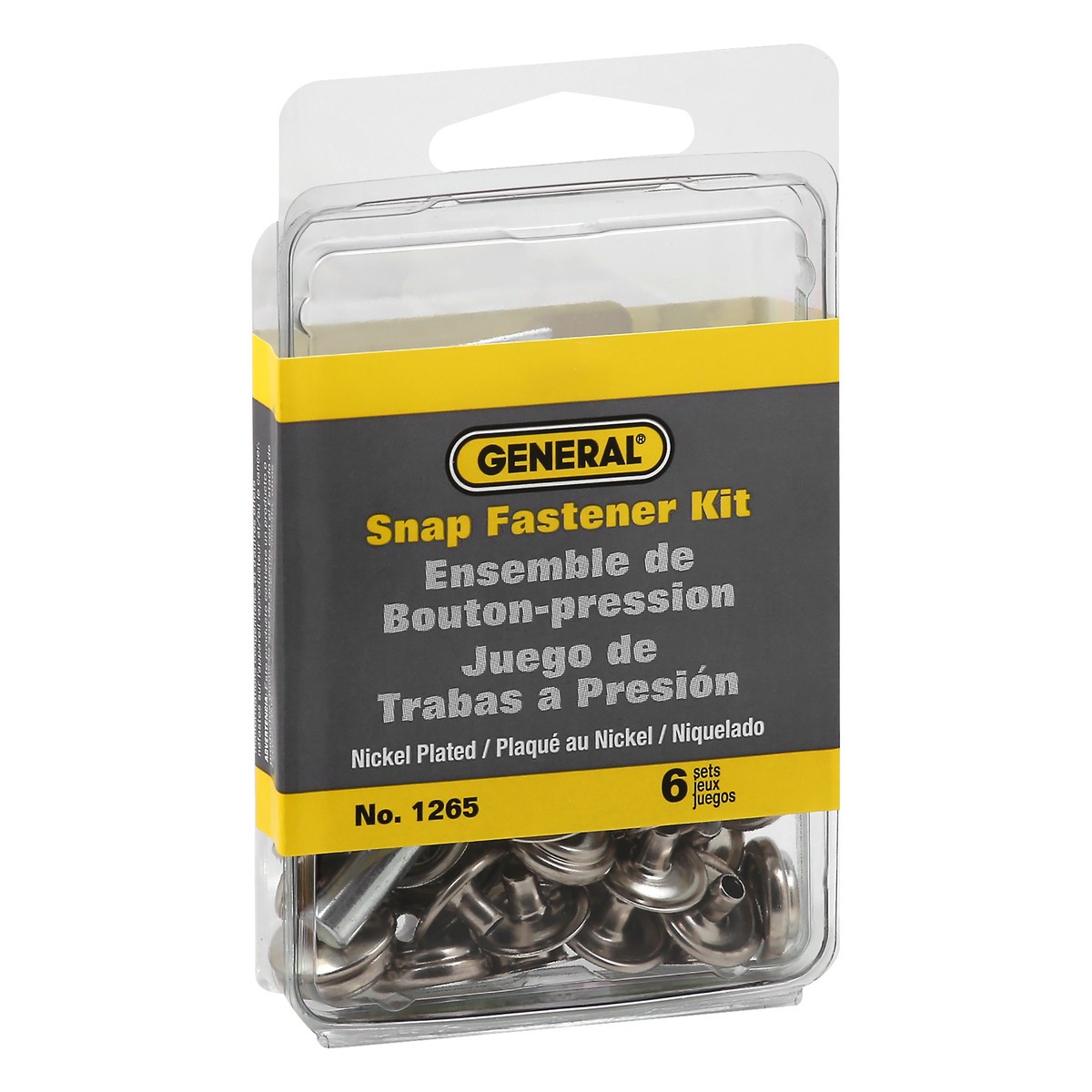 slide 2 of 8, Snap Fastener Kit Canvas, 1 ct