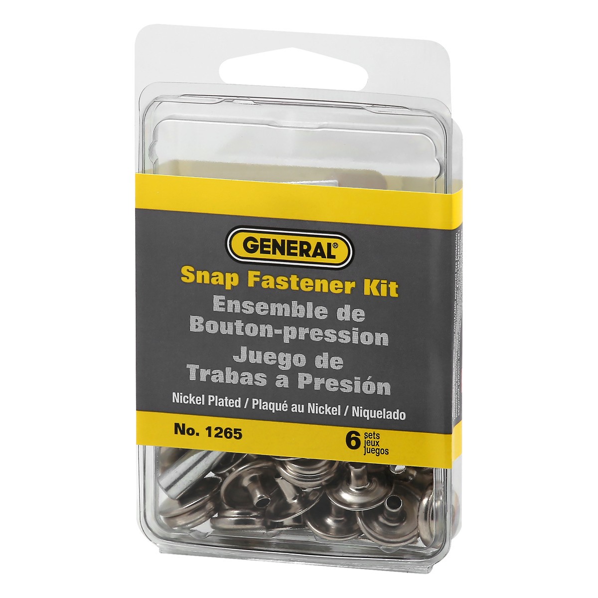 slide 3 of 8, Snap Fastener Kit Canvas, 1 ct