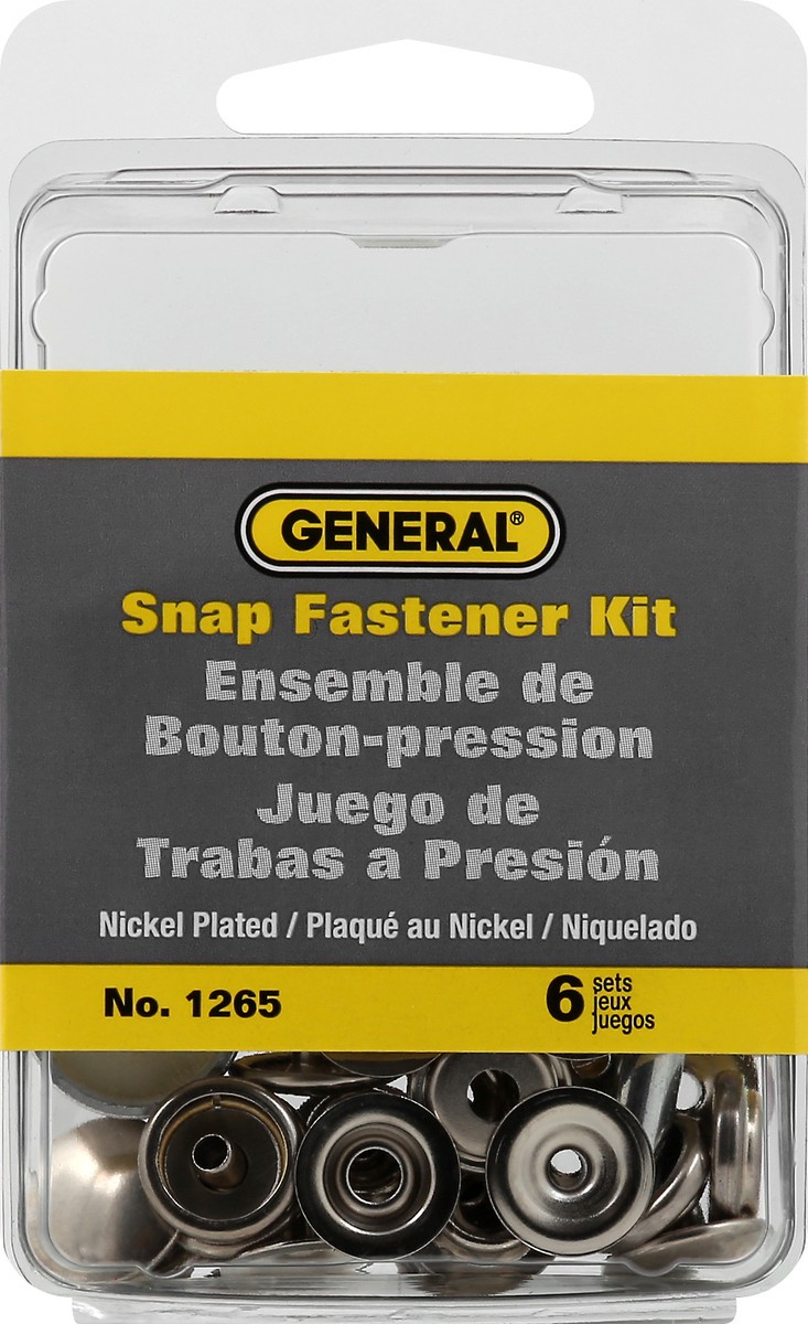 slide 7 of 8, Snap Fastener Kit Canvas, 1 ct