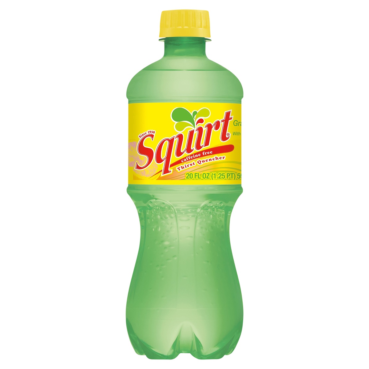 slide 1 of 9, Squirt Caffeine Free, 20 fl oz