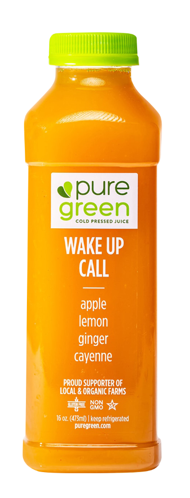 slide 1 of 1, Pure Green Wake Up Call Pressed Juice Blends, 16 fl oz
