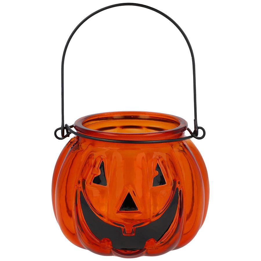 slide 5 of 5, Happy Halloween Pumpkin Jar, 1 ct