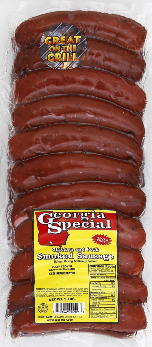 slide 1 of 1, Georgia Special Sausage Links, 80 oz