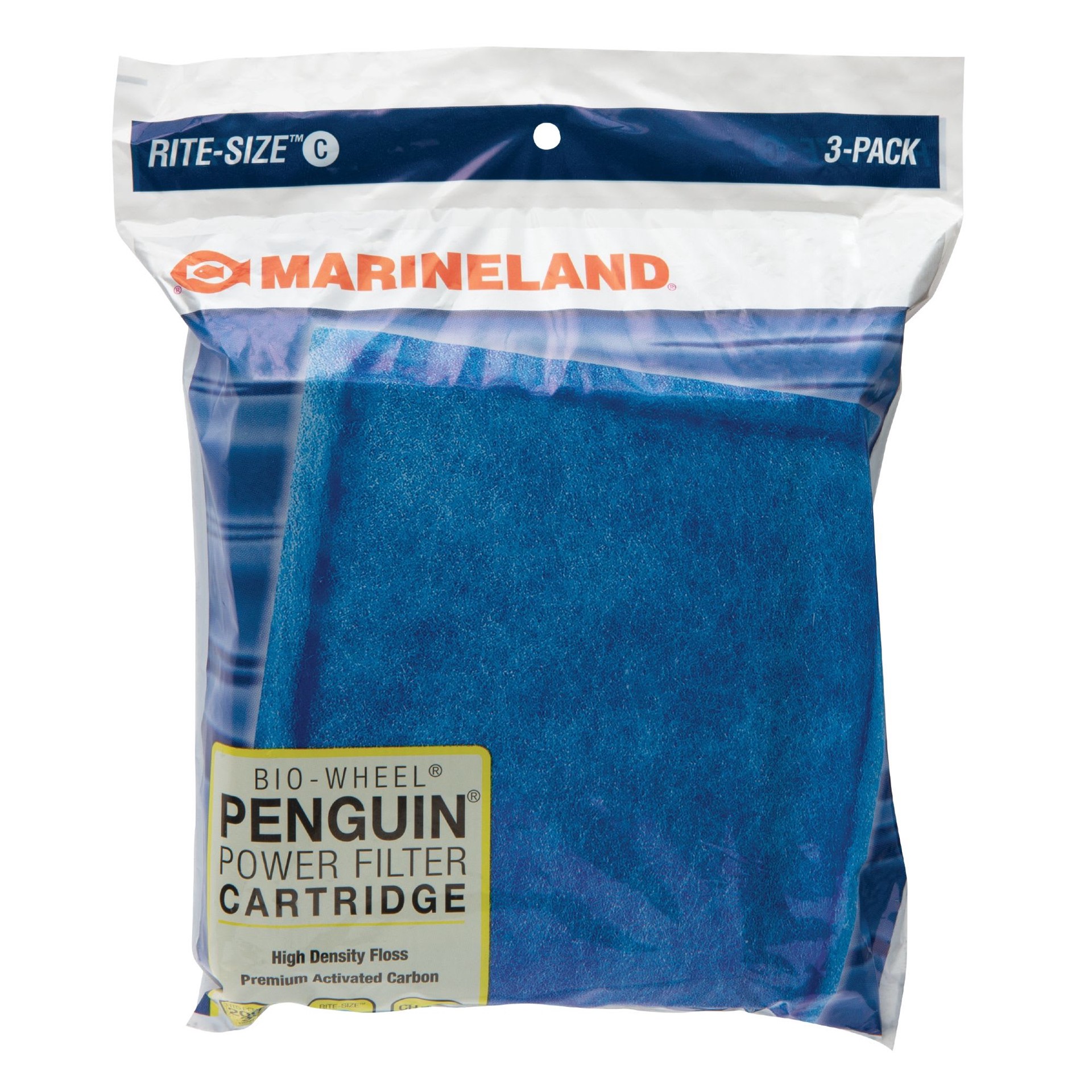 slide 1 of 4, Marineland Penguin Rite Size C Power Filter Cartridges, 3 ct