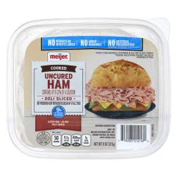 Meijer Cooked Deli Sliced Uncured Ham