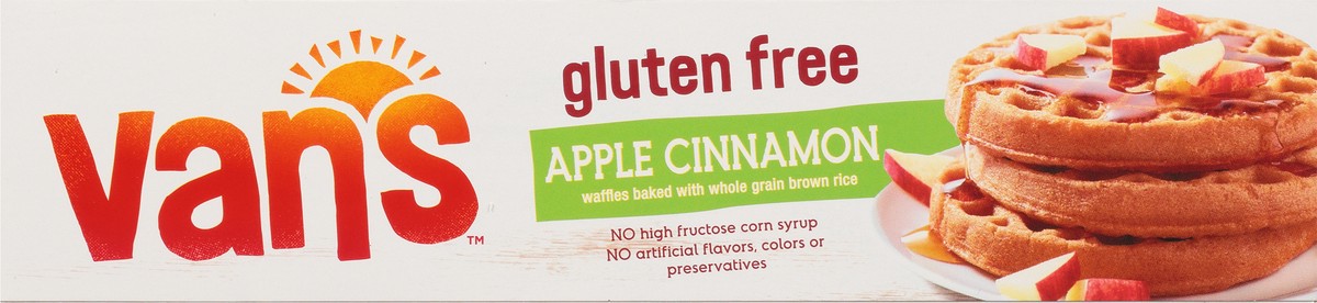 slide 2 of 11, Van's Frozen Waffle Gluten Free Apple Cinnamon 9oz, 6 ct