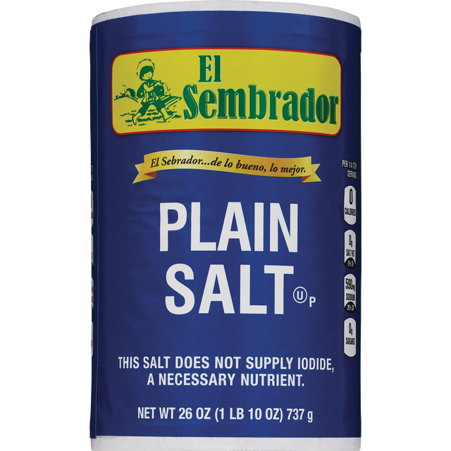 slide 1 of 1, GROCERY-DSD Salt Regular - 26 oz, 26 oz