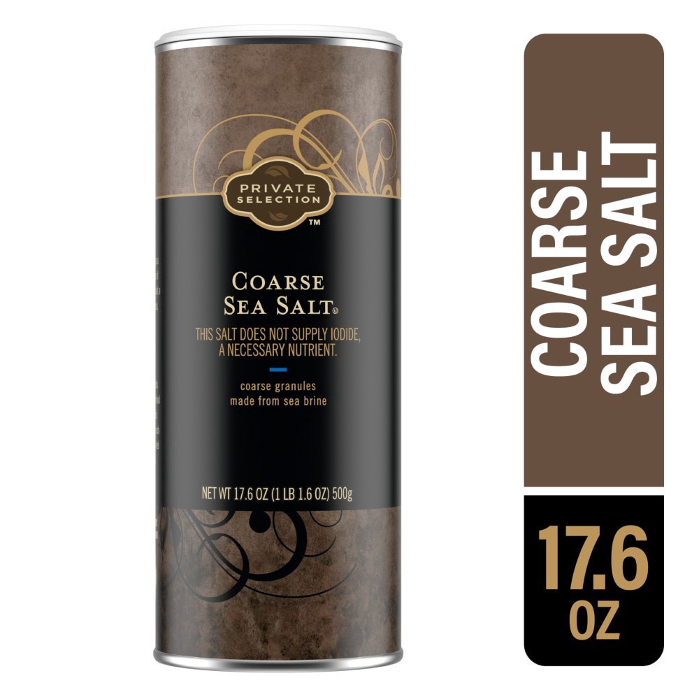 slide 4 of 6, Private Selection Coarse Mediterranean Sea Salt, 17.6 oz