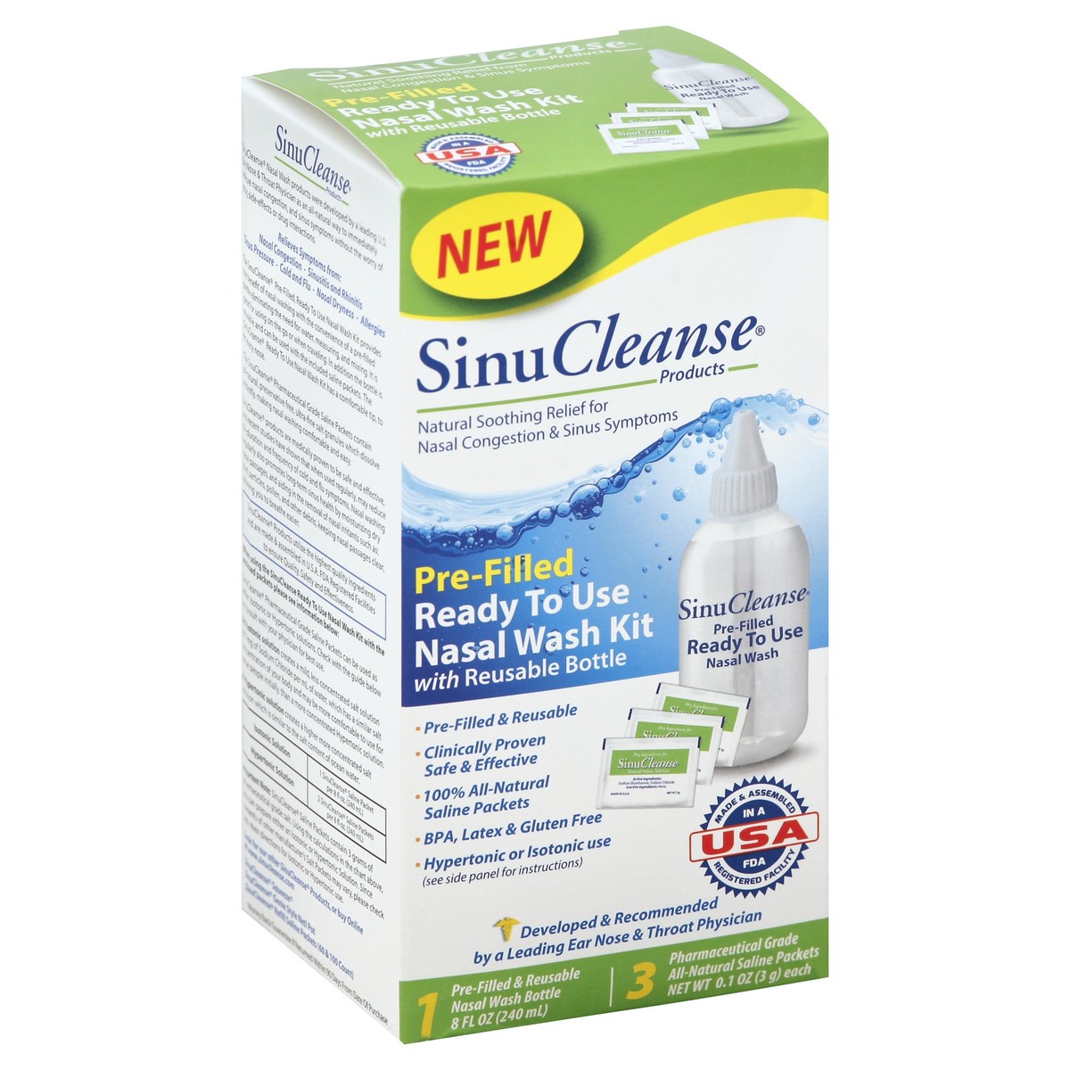 slide 2 of 5, SinuCleanse Nasal Wash Kit 1 ea, 1 ct