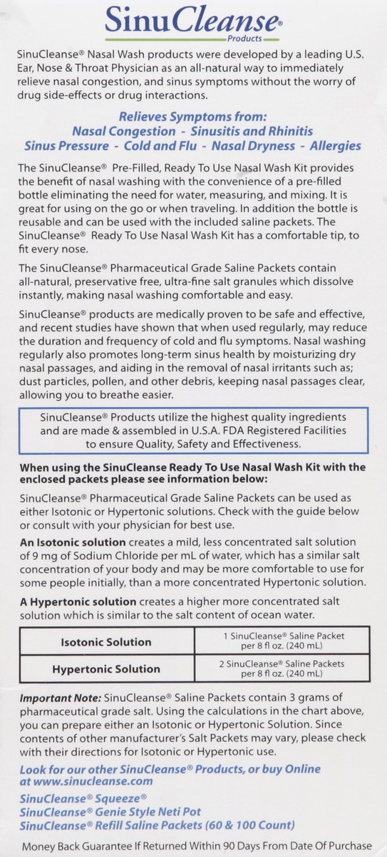 slide 4 of 5, SinuCleanse Nasal Wash Kit 1 ea, 1 ct