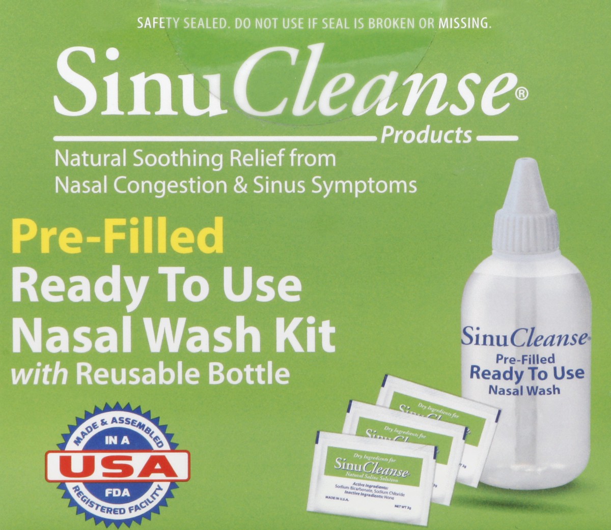 slide 5 of 5, SinuCleanse Nasal Wash Kit 1 ea, 1 ct