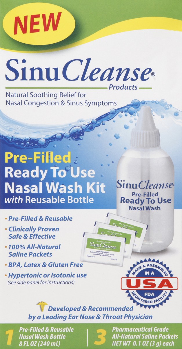 slide 1 of 5, SinuCleanse Nasal Wash Kit 1 ea, 1 ct