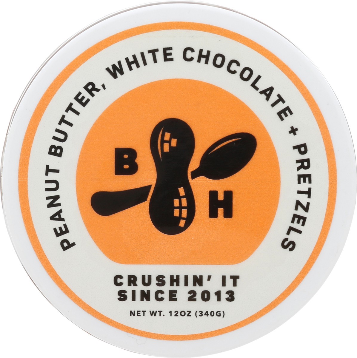 slide 9 of 9, B. Happy Peanut Butter, Dream Big White Chocolate Pretzel Mix, 12 oz